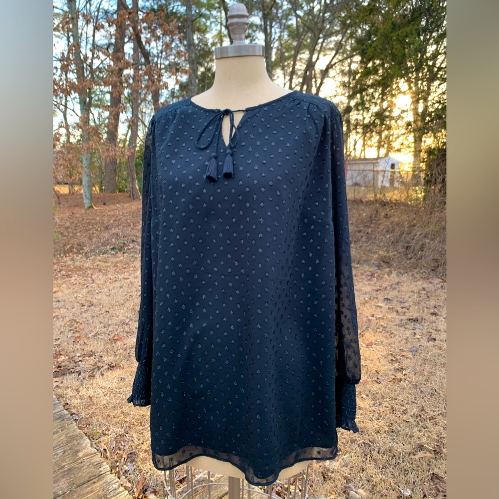 Swiss Dot Blouse